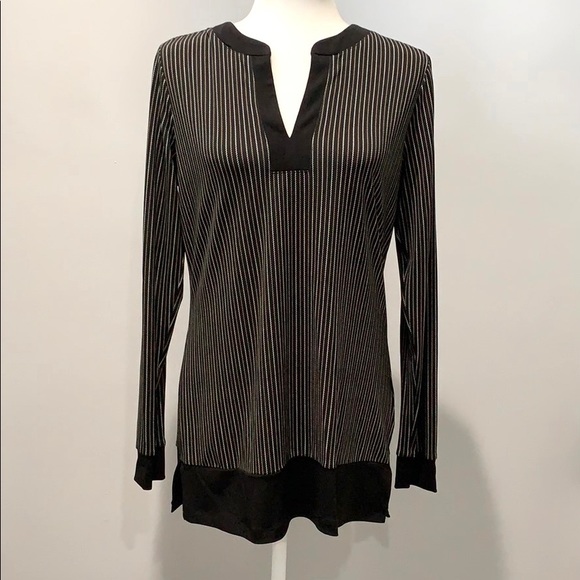 Michael Kors Brown Long Sleeved Shirt Size Medium - Picture 9 of 9